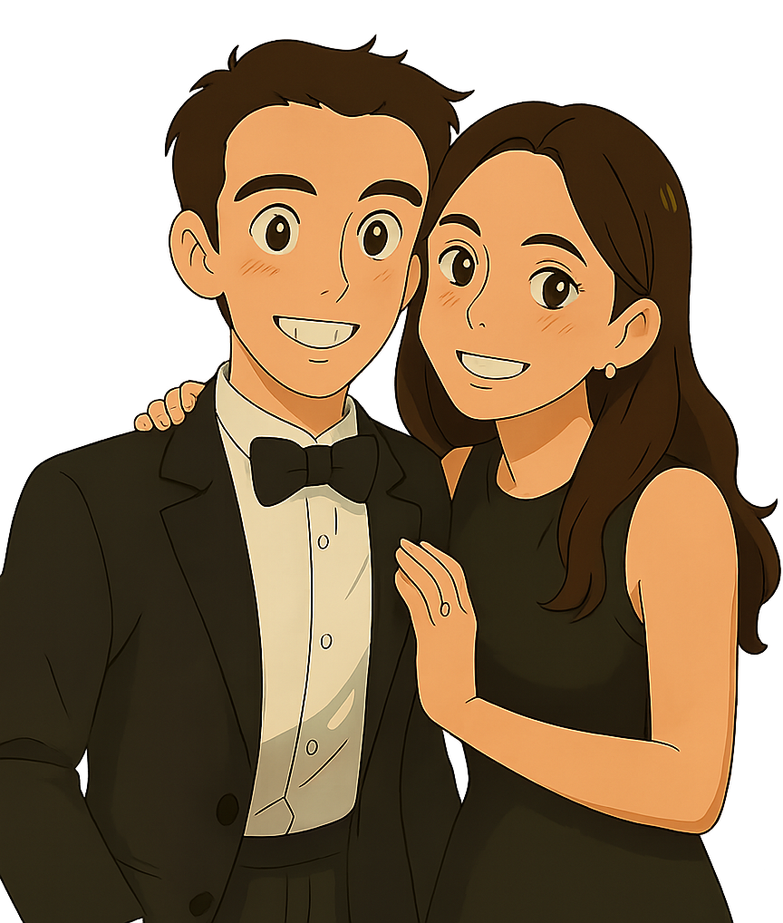 Hannah & Cooper illustration